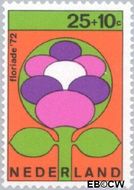 Nederland NL 1004  1972 Floriade 25+10 cent  Gestempeld
