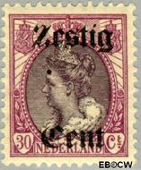 Nederland NL 103  1919 Koningin Wilhelmina- Hulpuitgifte 60#30 cent  Ongebruikt