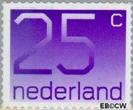 Nederland NL 1110b  2001 Cijfer type 'Crouwel' 25 cent  Gestempeld