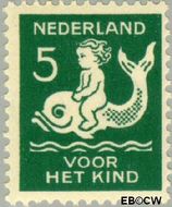 Nederland NL 228  1929 Kind op dolfijn 12 1/2+2 1/2 cent  Postfris