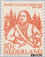 Nederland NL 693  1957 Ruyter, M.A. de 10 cent  Gestempeld