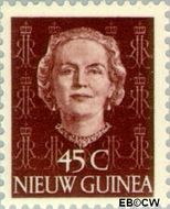 Nieuw-Guinea NG 15  1950 Type 'En Face' 45 cent  Gestempeld