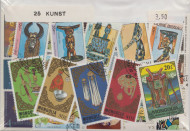 Postzegelpakket, 25 Kunst