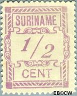 Suriname SU 65  1912 Hulpuitgifte ½ cent  Gestempeld