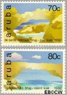 Aruba AR 116#117 1992 Natuurlijke bruggen Postfris