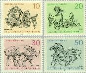 Berlin ber 338#341  1969 Dierentuin Berlijn  Postfris