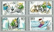 Berlin ber 868#871  1990 Max und Moritz  Postfris