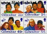 Gibraltar gib 770#773  1996 UNICEF  Postfris