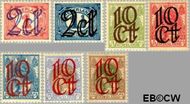 Nederland NL 114#120  1923 Opruimingsuitgifte  cent  Ongebruikt