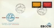 Nederland NL E78 1966 ICEM FDC zonder adres