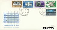 Nederland NL E95 1969 Architectuur FDC zonder adres