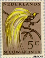 Nieuw-Guinea NG 26  1954 Paradijsvogel 5 cent  Gestempeld