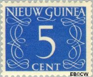 Nieuw-Guinea NG 6  1950 Type 'van Krimpen' 5 cent  Gestempeld