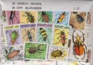 Postzegelpakket, 25 verschillende Kevers