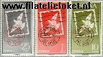 SPA 1243#1245 Postfris 1961 Dag van de Postzegel