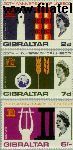 Gibraltar gib 185#187  1966 UNESCO  Postfris