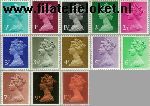 Groot-Brittannië grb 561#573  1971 Koningin Elizabeth- Machin Decimaal  Postfris