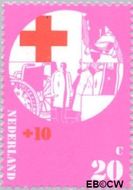 Nederland NL 1016 1972 Rode Kruis Postfris 20+10