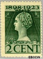 Nederland NL 121  1923 Koningin Wilhelmina- Regeringsjubileum 2 cent  Ongebruikt