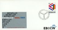Nederland NL E98 1969 BENELUX FDC zonder adres