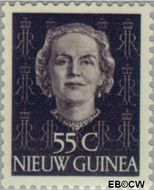 Nieuw-Guinea NG 17  1950 Type 'En Face' 55 cent  Gestempeld