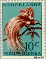 Nieuw-Guinea NG 27  1954 Paradijsvogel 10 cent  Gestempeld