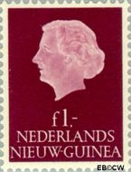 Nieuw-Guinea NG 37  1955 Type 'En Profile' 100 cent  Gestempeld