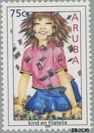 Aruba AR 352  2005 Kinderzegels 75 cent  Gestempeld