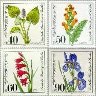 Berlin ber 650#653  1981 Bedreigde planten  Postfris