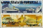 Gibraltar gib 544#547  1988 C.E.P.T.- Transport en communicatie  Postfris
