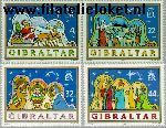 Gibraltar gib 586#589  1989 Bijbelse voorstellingen  Postfris