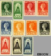Nederland NL 121#131  1923 Koningin Wilhelmina- Regeringsjubileum  cent  Ongebruikt