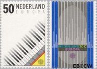 Nederland NL 1333#1334  1985 C.E.P.T.- Europees Jaar van de Muziek  cent  Postfris