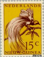 Nieuw-Guinea NG 28  1954 Paradijsvogel 15 cent  Gestempeld