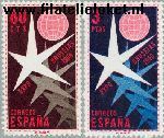 SPA 1117#1118 Postfris 1958 Wereldtentoonstelling Brussel
