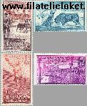 SPA 1163#1166 Postfris 1960 Stierenvechten