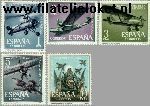 SPA 1296#1300 Postfris 1961 Luchtvaart