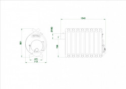 Soba Canadiana - ONTARIO CLASIC, Tip 05 - 45 Kw -1300mc