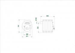 Soba canadiana VANCOUVER Tip 01, 11 Kw - 200 mc