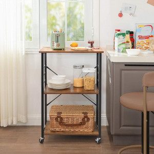 Raft mobil pentru servire, industrial Design 90 x 40 x 84 cm L x W x H