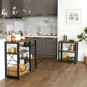 Masa mobila pentru servire Kitchen Rolling Industrial 60 x 40 x 77,5 cm (L x l x H)