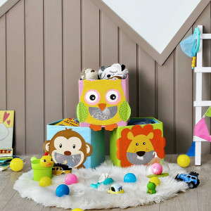 Set de 3 cutii depozitare Kids Box