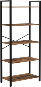 BIBLIOTECA 5 POLITE BROWN 66 x 30 x 153 cm