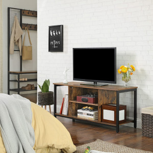 Comoda TV cu rafturi Stil Industrial Brown