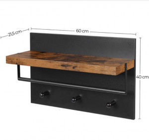 CUIER HOL CU ETAJERA BLACK