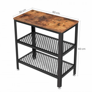 MASA CAFEA RUSTIC BROWN 60 x 30 x 60 cm (L x l x H)