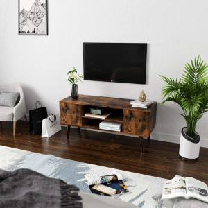 Comoda TV Retro Industrial Design 110 x 40 x 50cm Maro Vintage