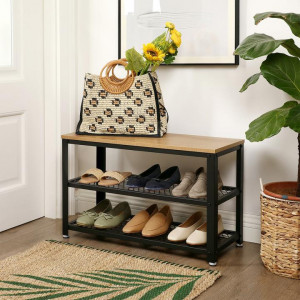 Banca ,Pantofar, raft pentru incaltaminte Industrial Design Honey