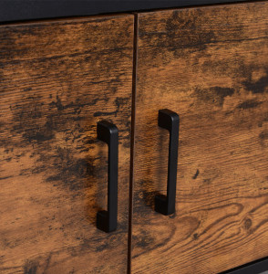 DULAP DEPOZITARE CU 2 USI RETRO BROWN 100 x 35 x 38 cm