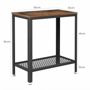 MASA LIVING RUSTIC BROWN 60 x 30 x 60 cm (L x l x l)